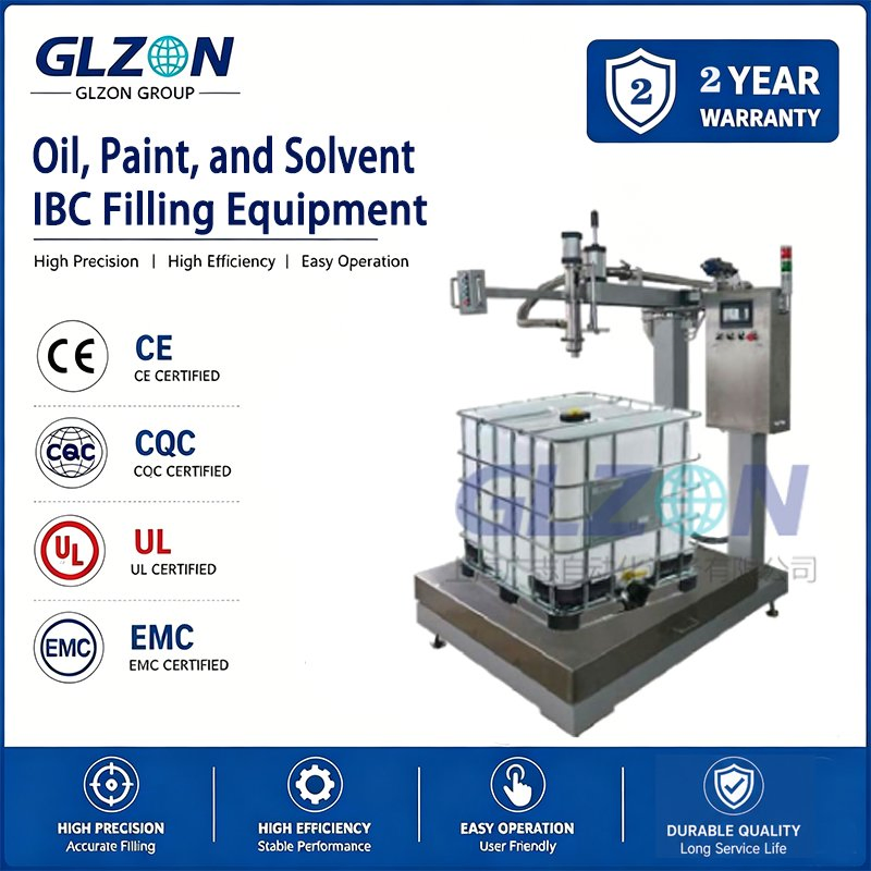 Explosion Proof HDPE Drum IBC Filling Equipment for Oil, Paint, and Solvent