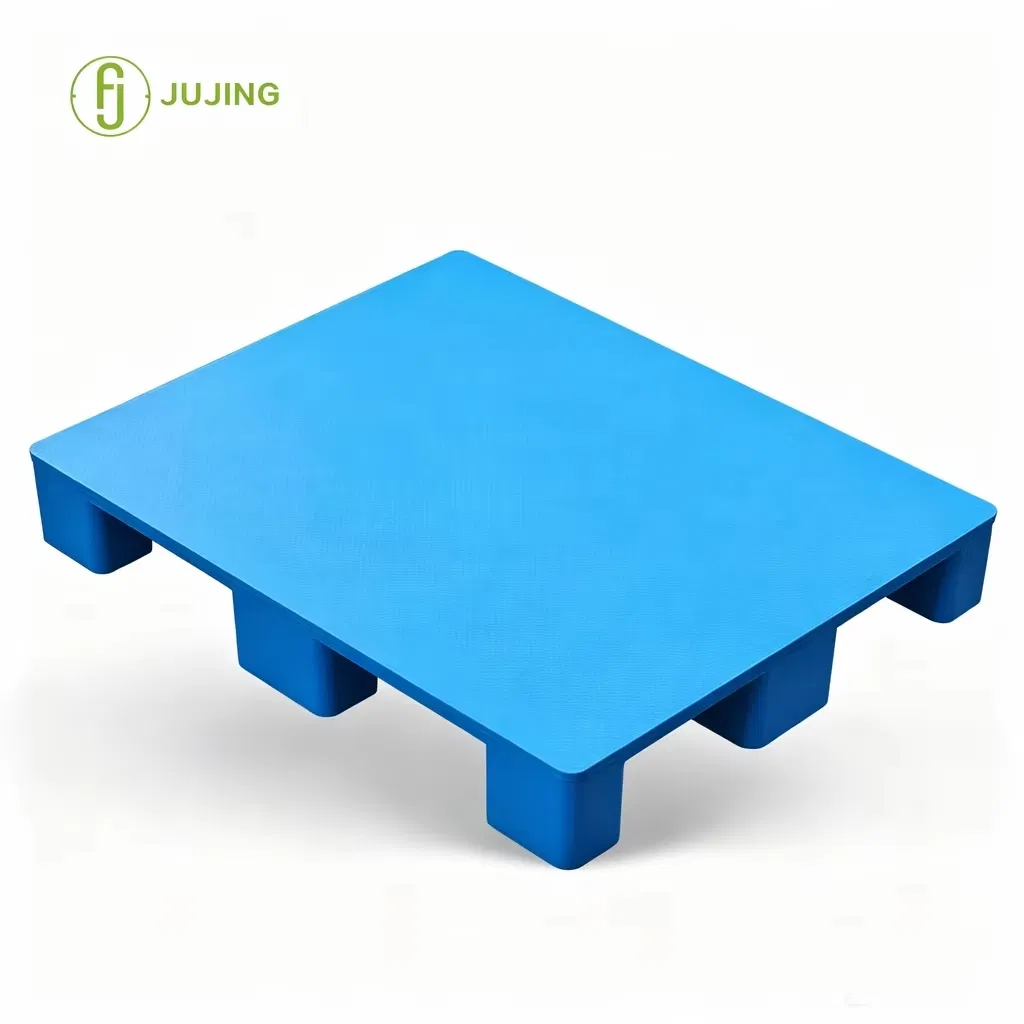HDPE Nine Legged Flat Plastic Pallet Heavy Duty Stackable Plastic Pallet for Food Warehouse Transport