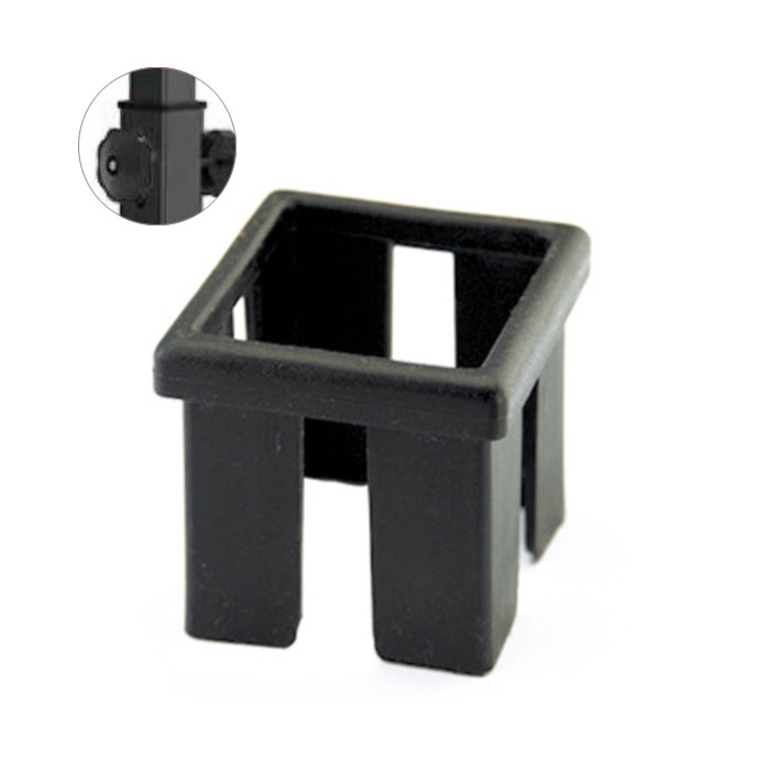 Rubber Feet for Gym Exercise Equipment Accessories Plastic Hollow Reducing Sleeve 50 to 40 Square Plastic Tube Bushing Centering Cap Plastic Fittings