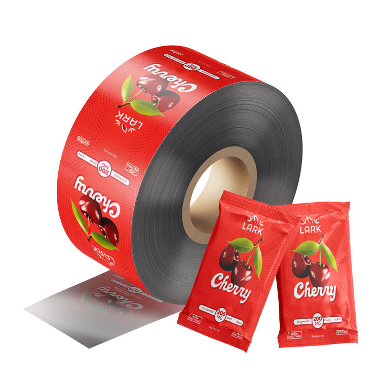 Custom Print Flexible Automatic Packing Material Food Grade Ice Cream Popsicle Package Laminated Plastic Packaging Roll Film