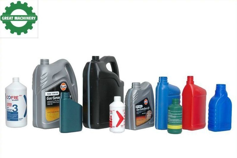 Factory Supply HDPE PP PVC 2L 3L 5L Plastic Bottle Jerrycan Automatic Extrusion Blow Molding Machine