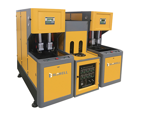 Blowell Two Blower and One Oven Plastic Pet Bottle Making Machine Blow Molding