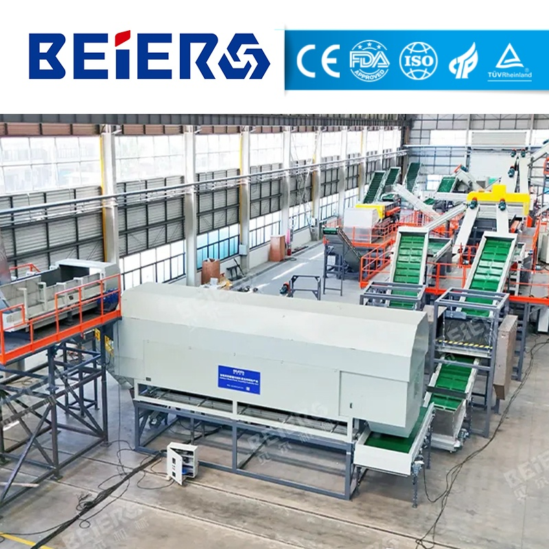 8000kg/H Pet Bottle Washing Recycling Production Line