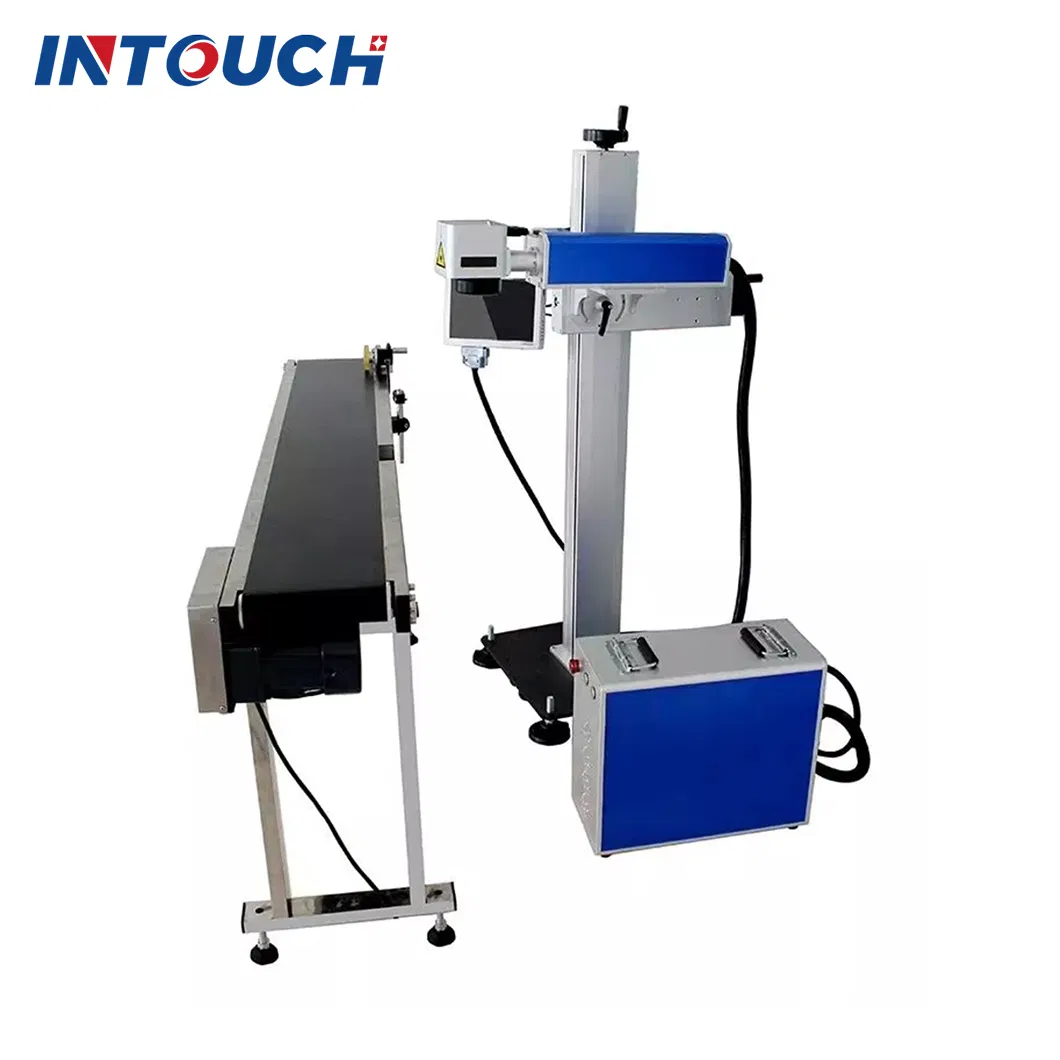 Fiber Flying Laser Marking Machine for Steel Pipe Black HDPE Pipe