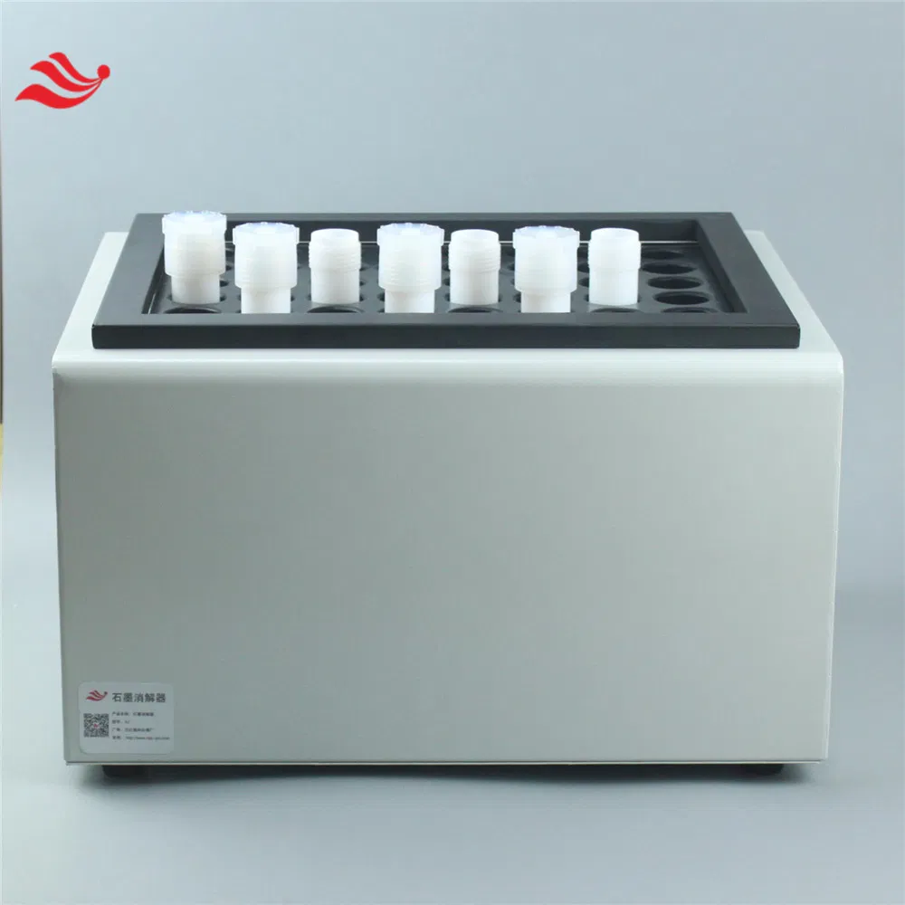 High Temperature Hotblock Digestion System with Plastic Tubes for Elemental Analysis