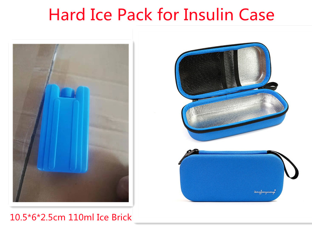 HDPE Hard Ice Cooler Pack for Insulin Pen Case Ice Bar