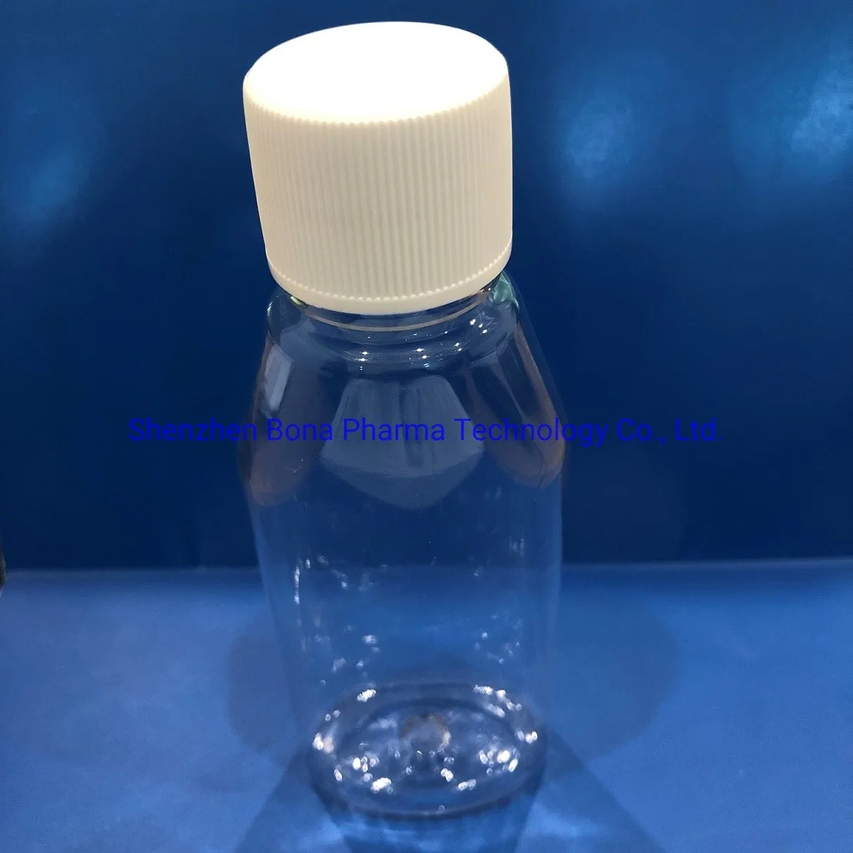 120ml Syrup PET Bottle Natural Color White PP Cap