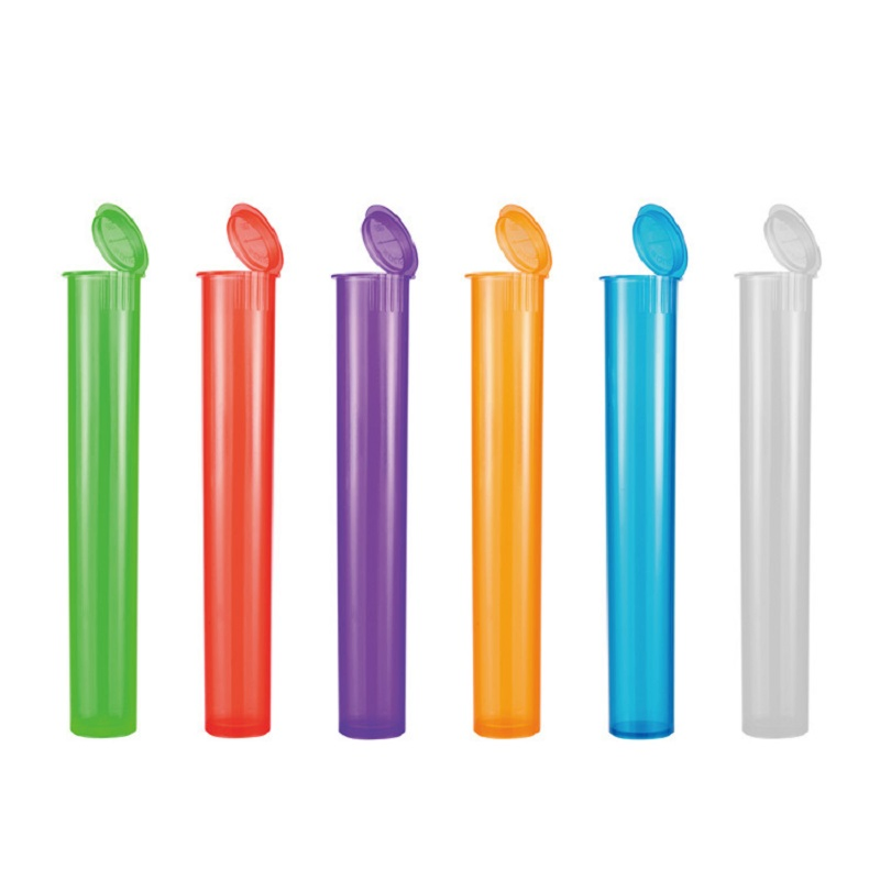 98 110 116 Child Resistant Pre Roll Plastic Tubes