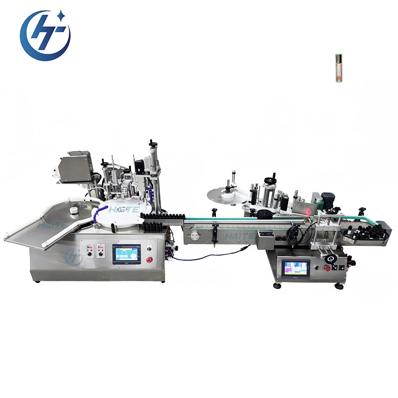 Auto Pneumatic Shampoos Oil Package Machinery Pet Bottles Filling Capping Machine