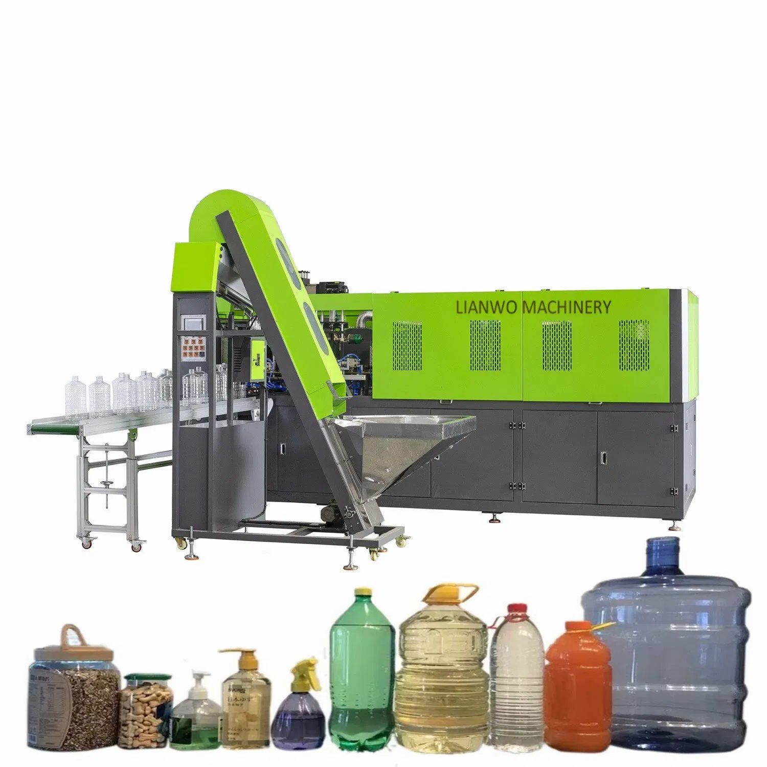 Automatic Water Oil Plastic Pet Bottle Can Jar Container Blower Blowing Blow Mould Moulding Mold Molding Machine