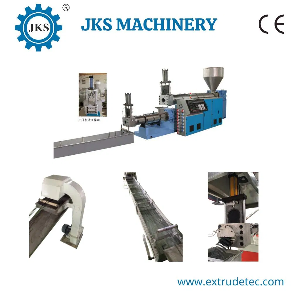 New Design Automatic Waste Plastic PE/PP/LDPE/LLDPE/HDPE/PS/Film Pelletizing Recycling Machine Line