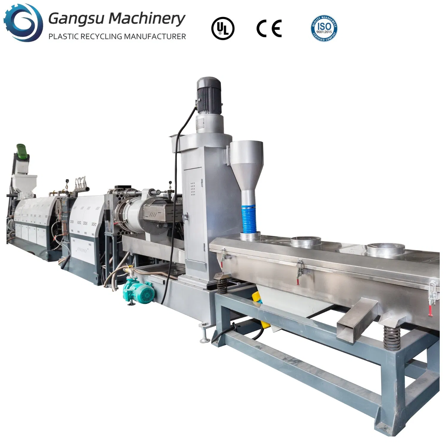 Hot Selling Fully Automatic PE PP HDPE Bottle Flakes Pelletizing Recycling Machine