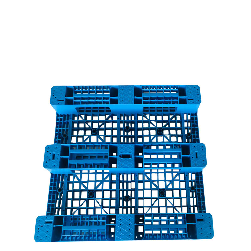 1000*1000*150mm Industrial Three Skids Pallets Heavy Duty HDPE Stackable Customize Plastic Pallet