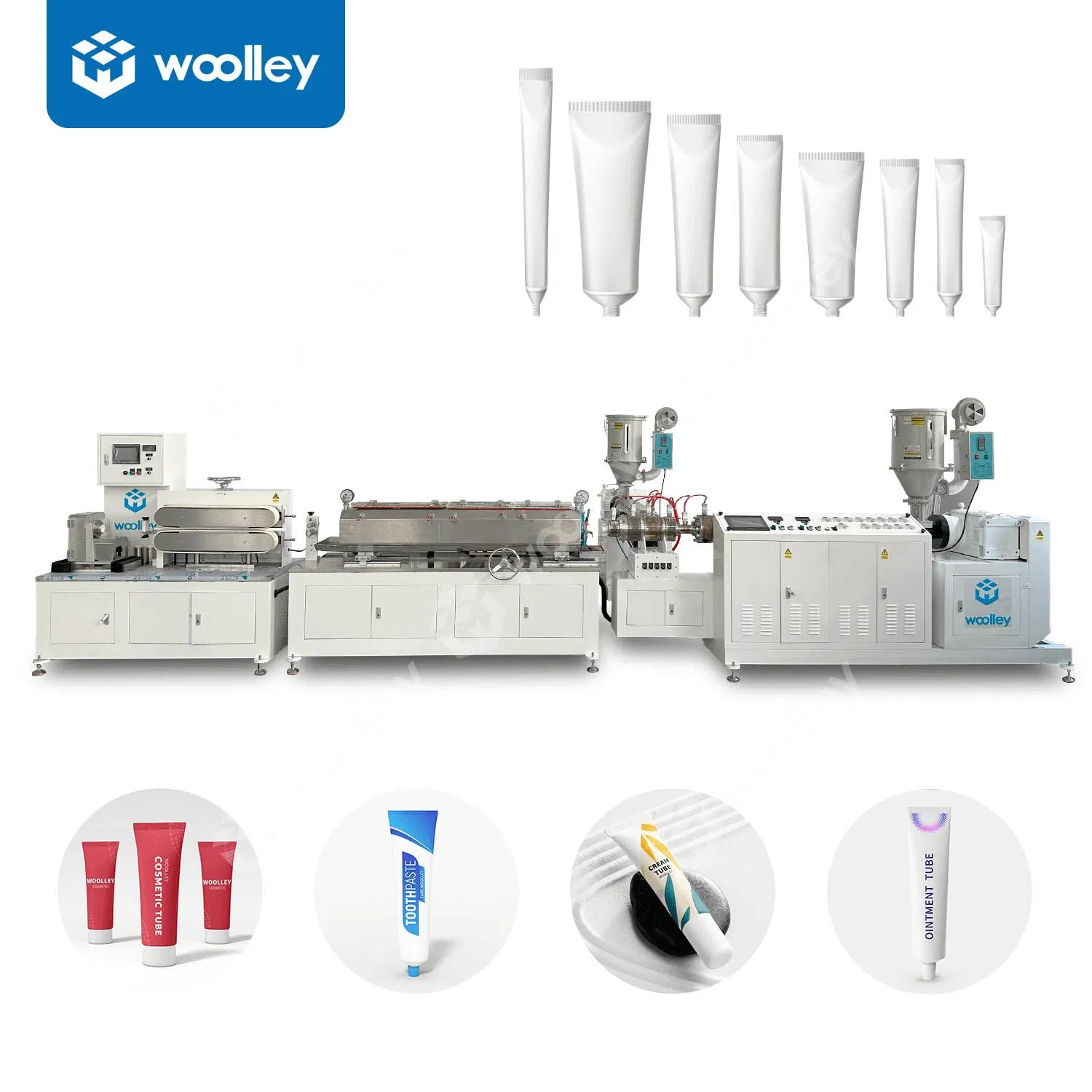 Cosmetic Tube Extruder Machine Tube Forming Extrusion Machine PE Tube Making Machine