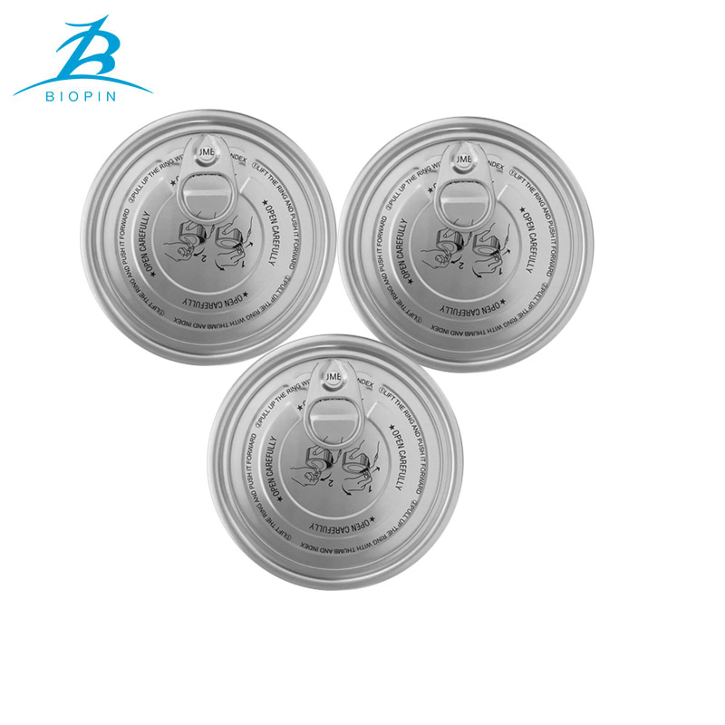 83mm Full Aperture 307# Aluminum Easy Open Lid Pet Bottle Cap Metal Can Lid