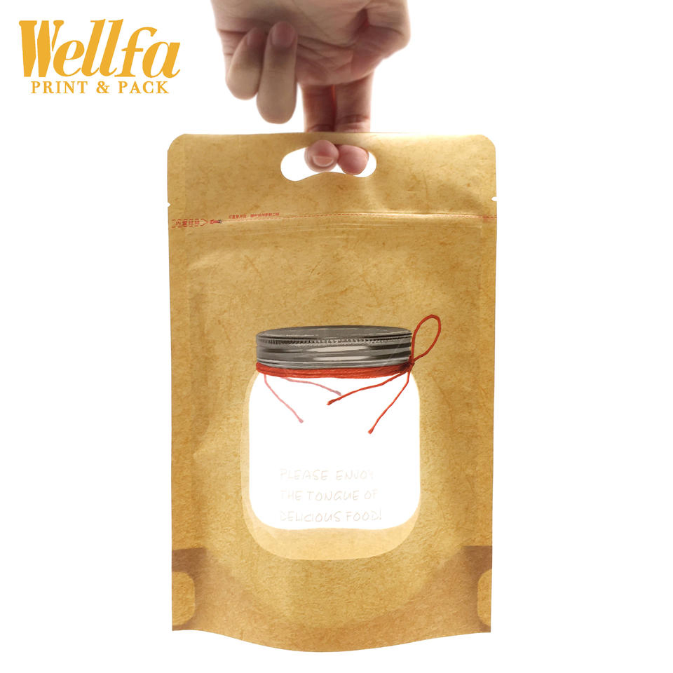 Snack Stand up Pouch Plastic Zipper Bags Matte Chia Seed Plastic Bag Chia Seeds Plastic Packaging Bags
