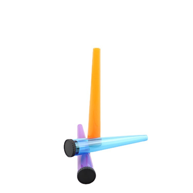 98mm Colorful PS Plastic Packaging Conical Tube