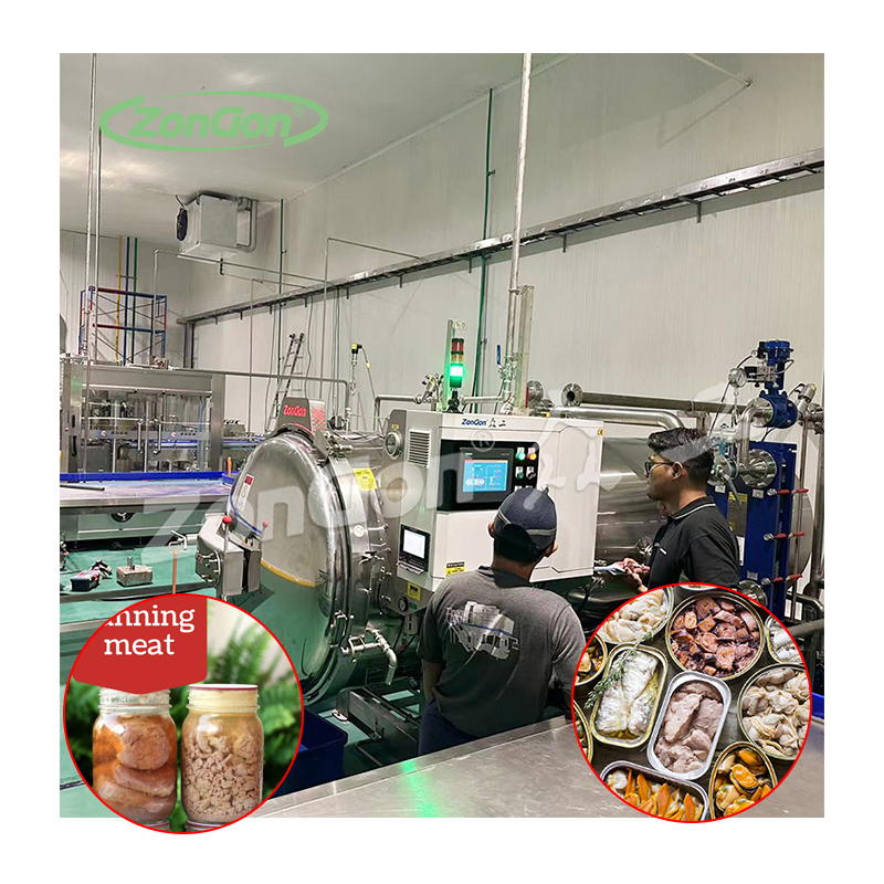 High Quality Industrial High Temperature Canned Food/Plastic Packaging Food Sterilizer Retort