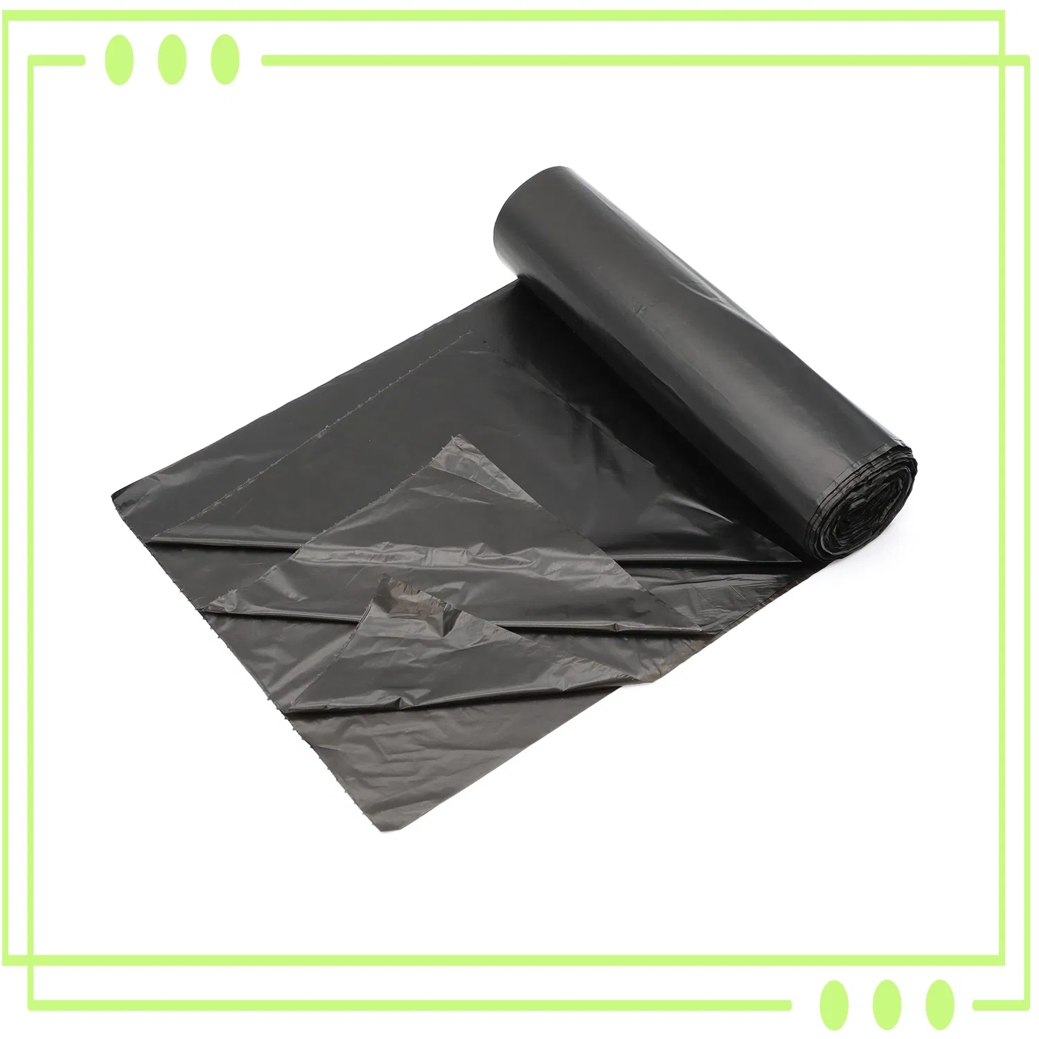 HDPE LDPE Extra Large Star-Sealed Rolled Garbage Bags, Strong Trash Bags Can Liner Biohazard Bag Bin Liner Rubbish Bag
