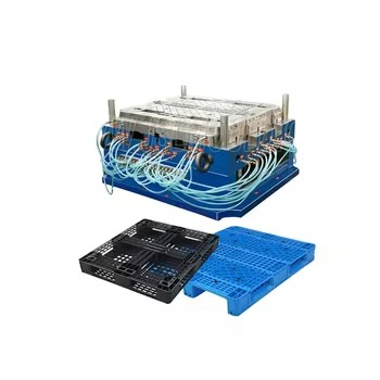 High Precision Injection Molded PP/HDPE Plastic Pallet Mould Plastic Skid Tray Molds