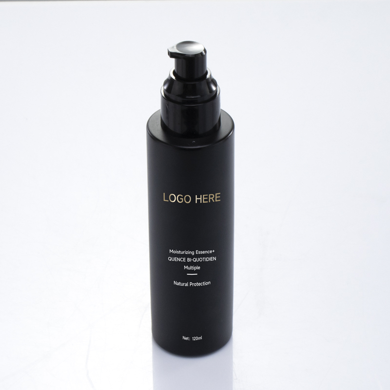 100ml 120ml Cleanser Glass Pump Bottle Matte Black Hand Wash Glass Container 4oz Hair Oil Body Oil Dispenser Pump Bottles