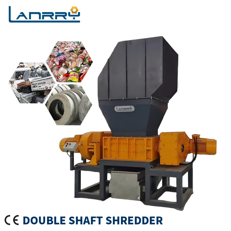 Plastic Shredder Machine for PVC Pipe and PE Tube PP Tray Pellet Container Pet Bottle Bucket Barrel Plate Lump Hose Crushing Shredding Recycling