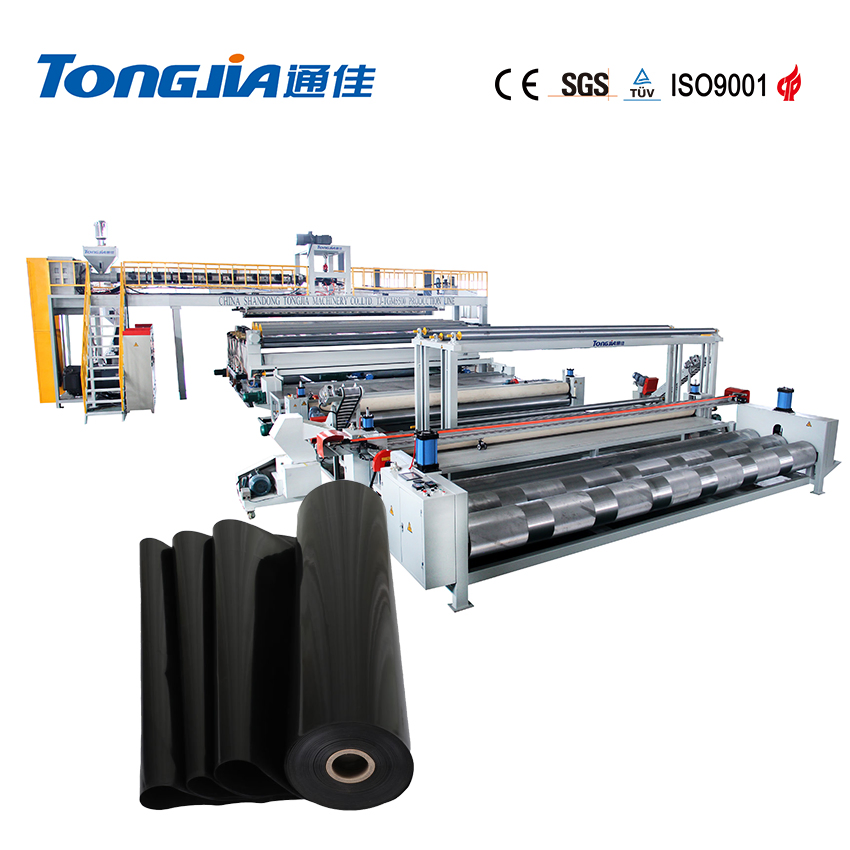 High Quality HDPE PE 3-8m Geomembrane Sheet Extruder Machine