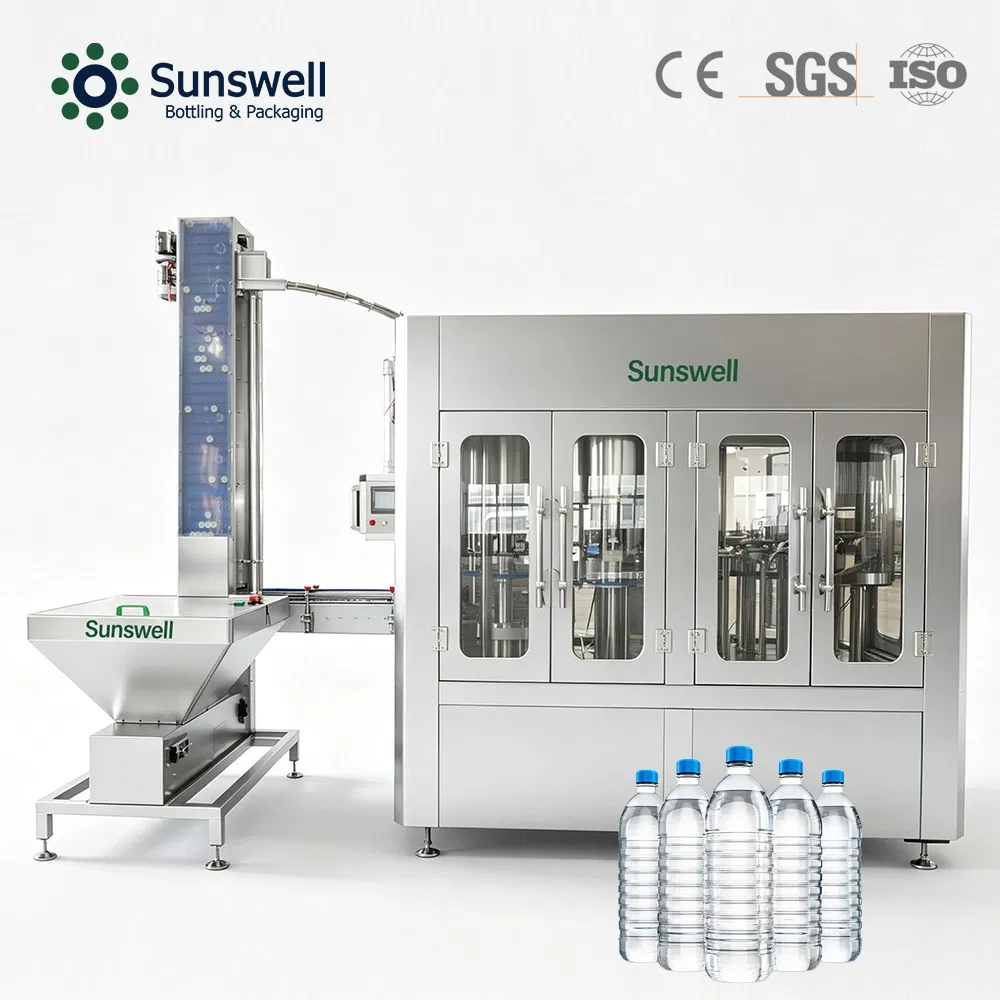 Automatic Beverage Filling & Capping Machine with Motor/Engine for Small Pet Bottles 1 Year Warranty