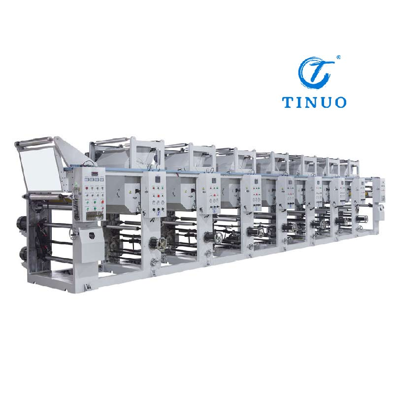Els BOPP Pet CPP HDPE LDPE OPP PVC Nylon Aluminum Foil Rotogravure Printing Machine
