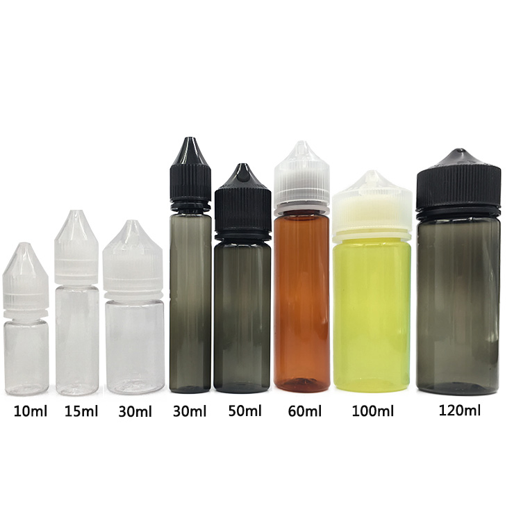 10ml 15ml 30ml Eliquid Pet Bottle Ejuice Plastic Dropper Bottle