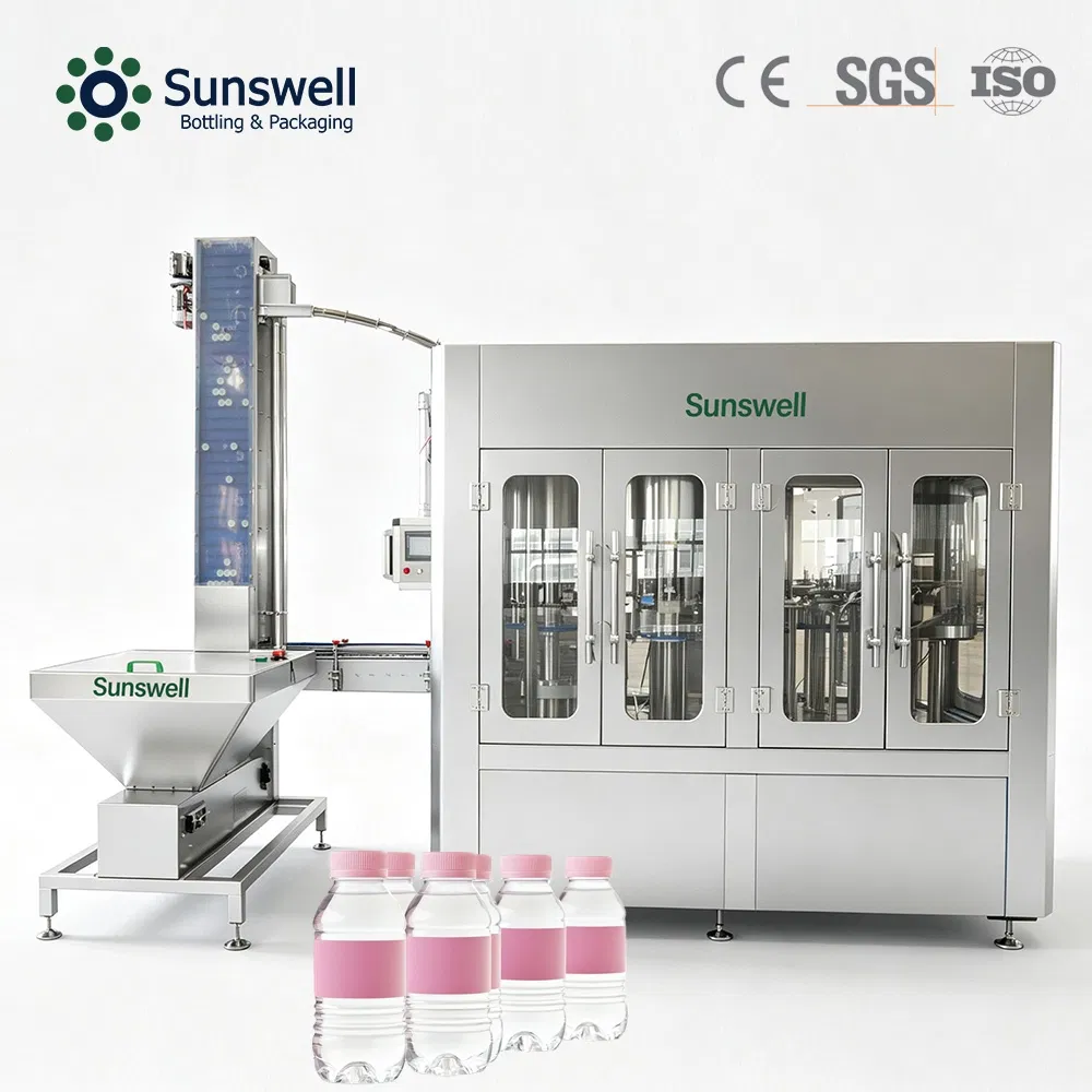 Automatic PLC Controlled Electric Beverage Water Bottling Machine for Food Grade Pet Bottles