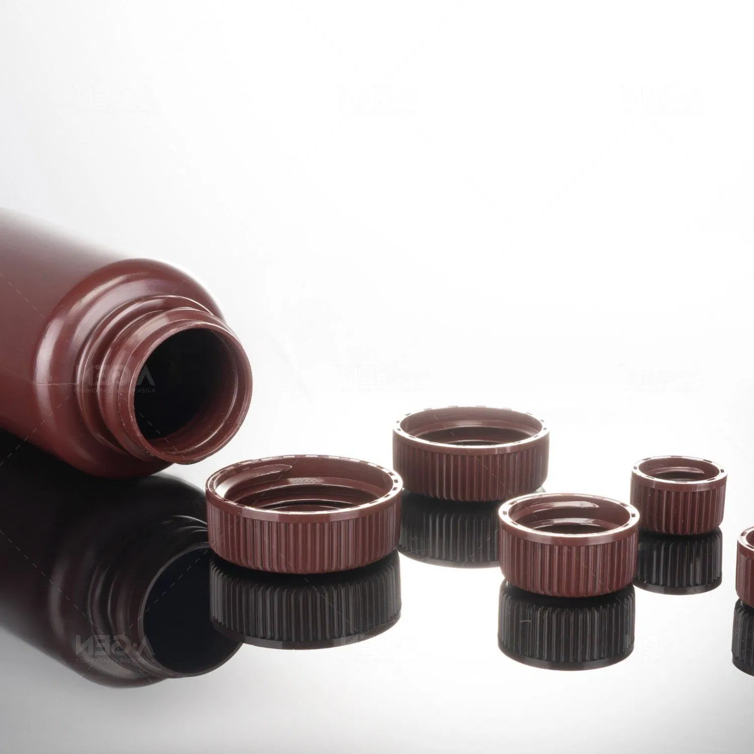 8ml Bottle with Wide Mouth Brown PP Dnase and Rnase Free Amber Wide-Mouth PP Reagent Plastic Bottle