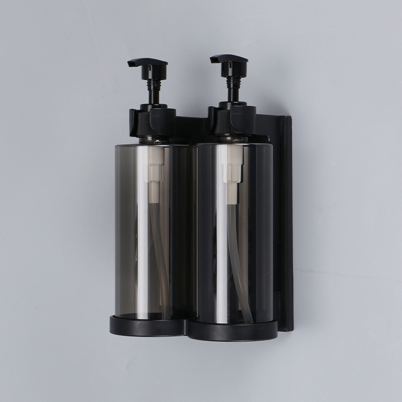 ABS Plastic Wall Mounted Soap Dispenser Holder Hand Soap Lotion Bottle Bracket for Bathroom Sink Washbasin Hotel