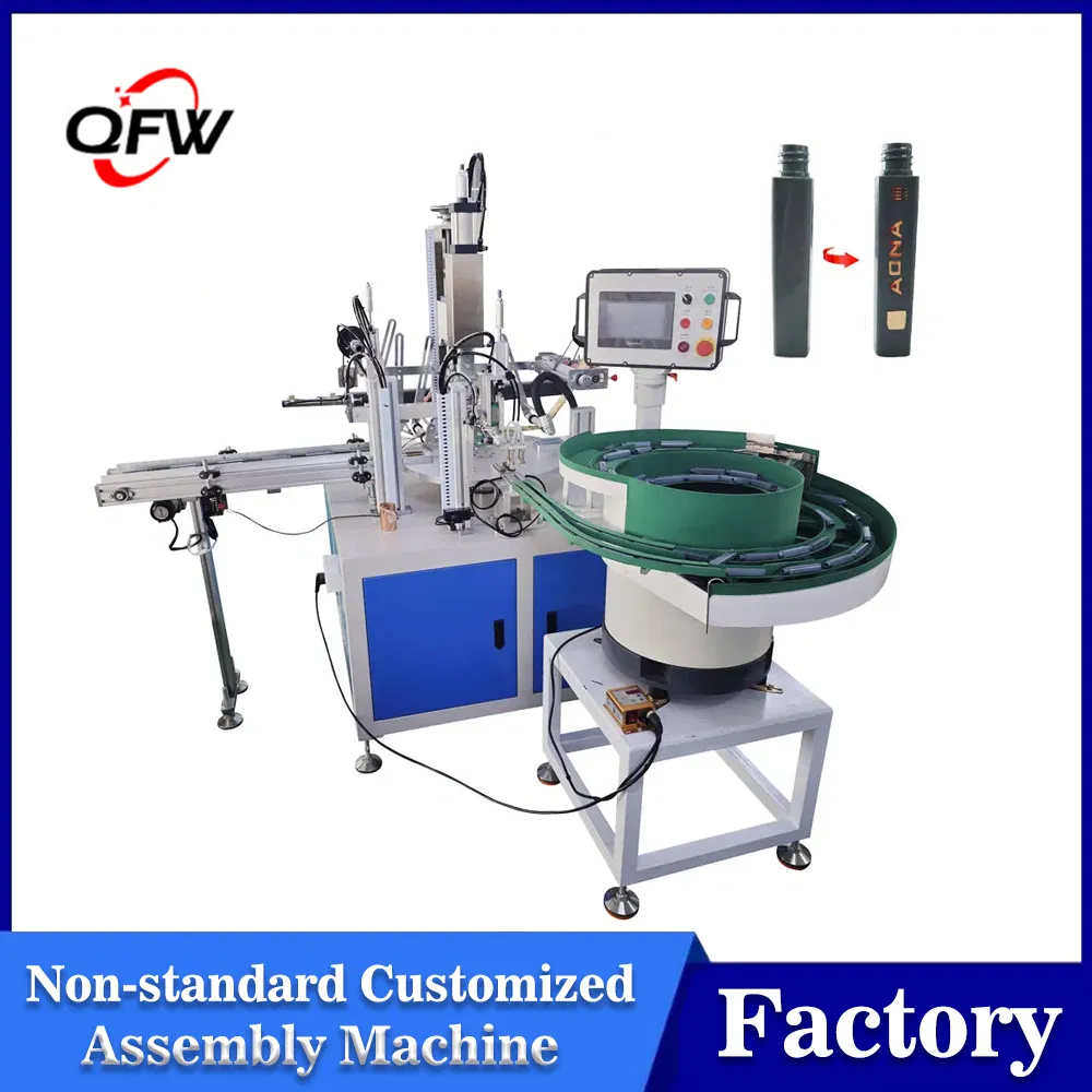 Qfw Cylinder & Flat Hot Foil Stamping Machine Plastic Tube Stamping Assembly Machine