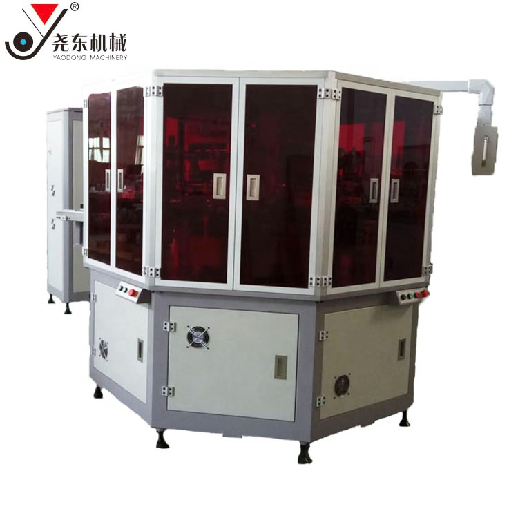 High Speed Rotary Cap Lipstick Tube Plastic HDPE Screen Printing Machine