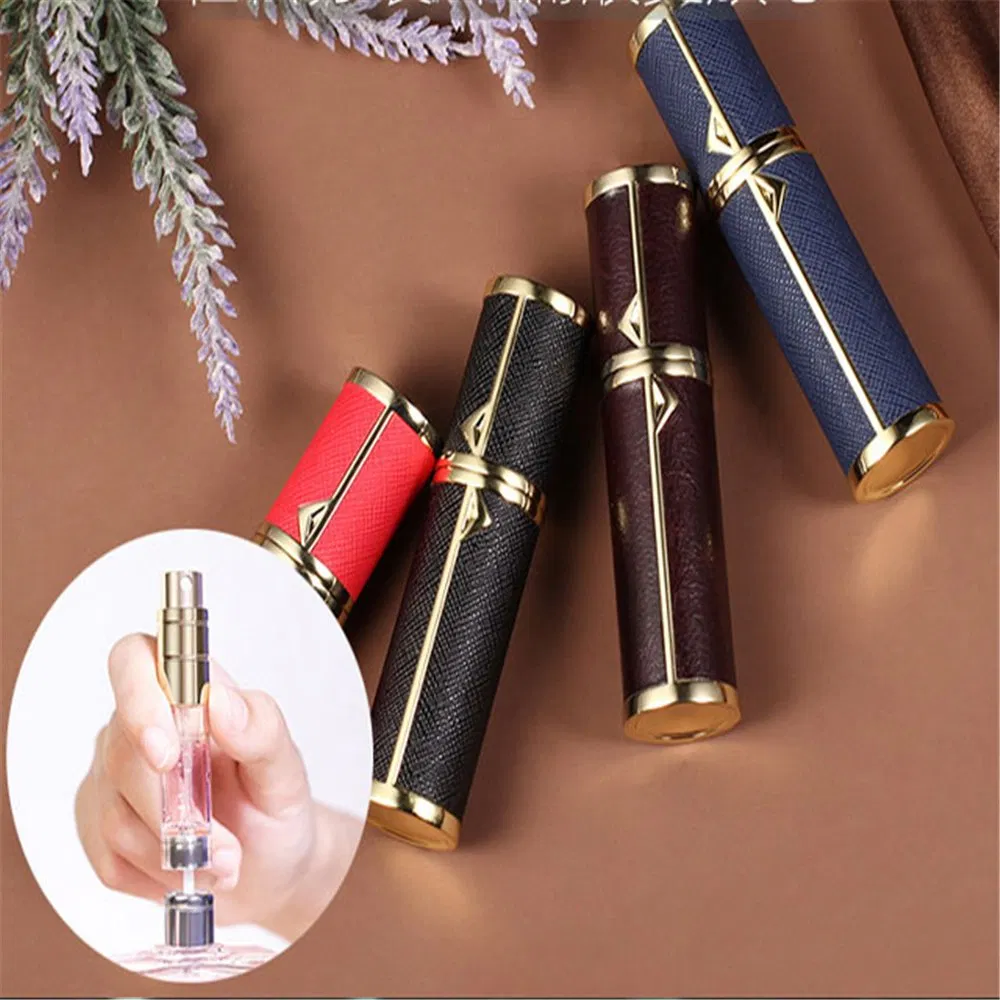 Rotary Fine Mist Sprayer, Mini Empty Spray Bottle, Refillable Travel Bottles,Perfume Atomizer for Travel Outgoing Aluminium Portable Refillable Perfume Atomizer