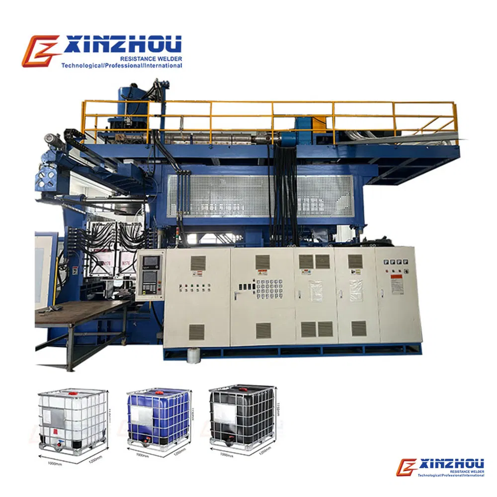 1000L IBC HDPE Water Tank/Chemical Drums/Bucket/Jerry Can Blow Molding Machine Plastic Pallet Making/Extrusion Machine Plastic Pallet Blow Molding Machine
