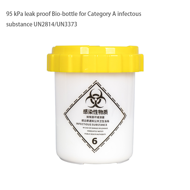 95 Kpa Leak Proof Bio-Bottle for Category a Infectious Substance (UN2814) Plastic Container