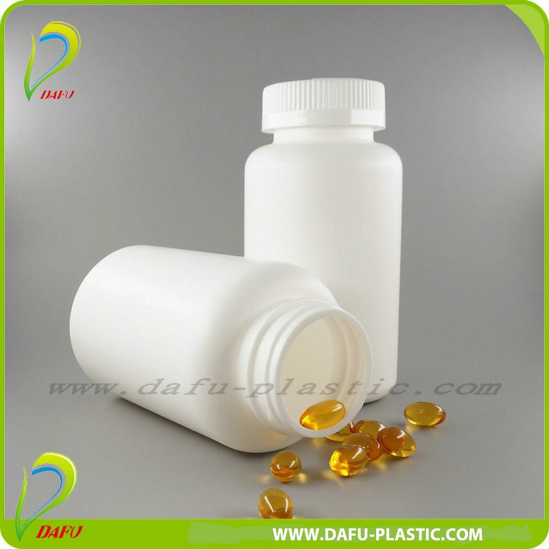 Customized White 300ml Pharmaceutical Container HDPE Plastic Packaging Bottle for Vitamin