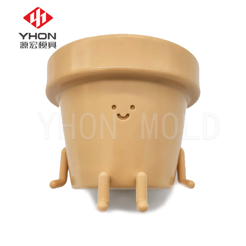 Low Shrink Uniform Wall Thickness Cold Runner Steel for HDPE Weather Resistant Garden Planter Injection Flower Pots Mould