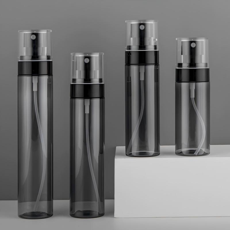 Korean Style Fine Hair Perfume Atomizer Spray Black 120ml Plastic Bottle