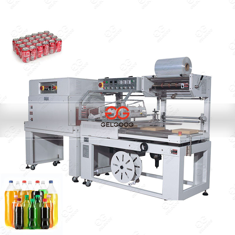 Automatic PE Film Juice Pet Bottle Shrink Wrapping Machine