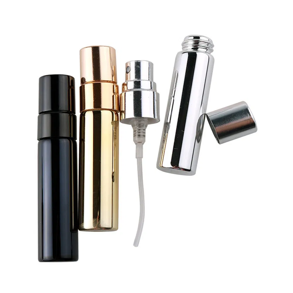 Pocket Small Empty Spray Aluminum Atomizer Refillable Perfume Glass or Plastic Bottle