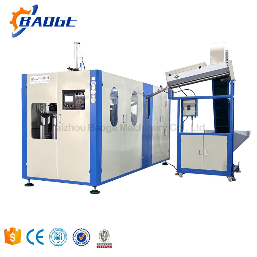 Hot Sale 4-Cavity Automatic Pet Bottle Blowing Machine Water Bottle Making Machine Linear Type with Delta PLC Automation