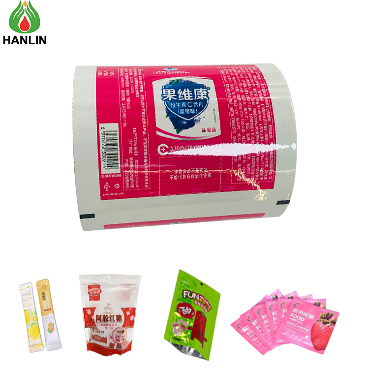 3 Layers Laminated Materials PE Coated Aluminum Foil Sachet for Packaging Medicine Aluminum Foil Laminated Roll Film Laminated Plastic Packaging Film