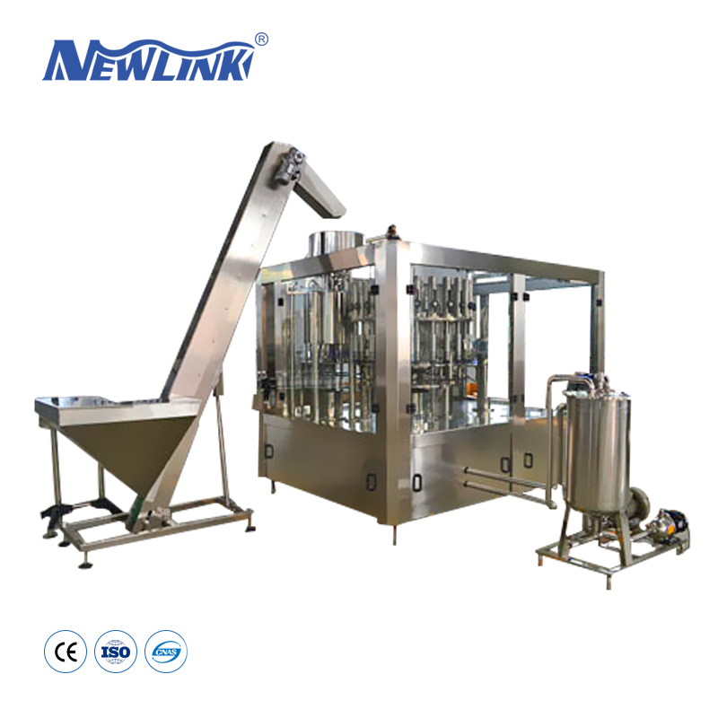 CE Plastic Bottle Juice Beverage Fully Automatic 3000bph Filling Equipment Glass Bottle Filling Machine Beverage Automatic Small Glass Bottle Filling and Cappin