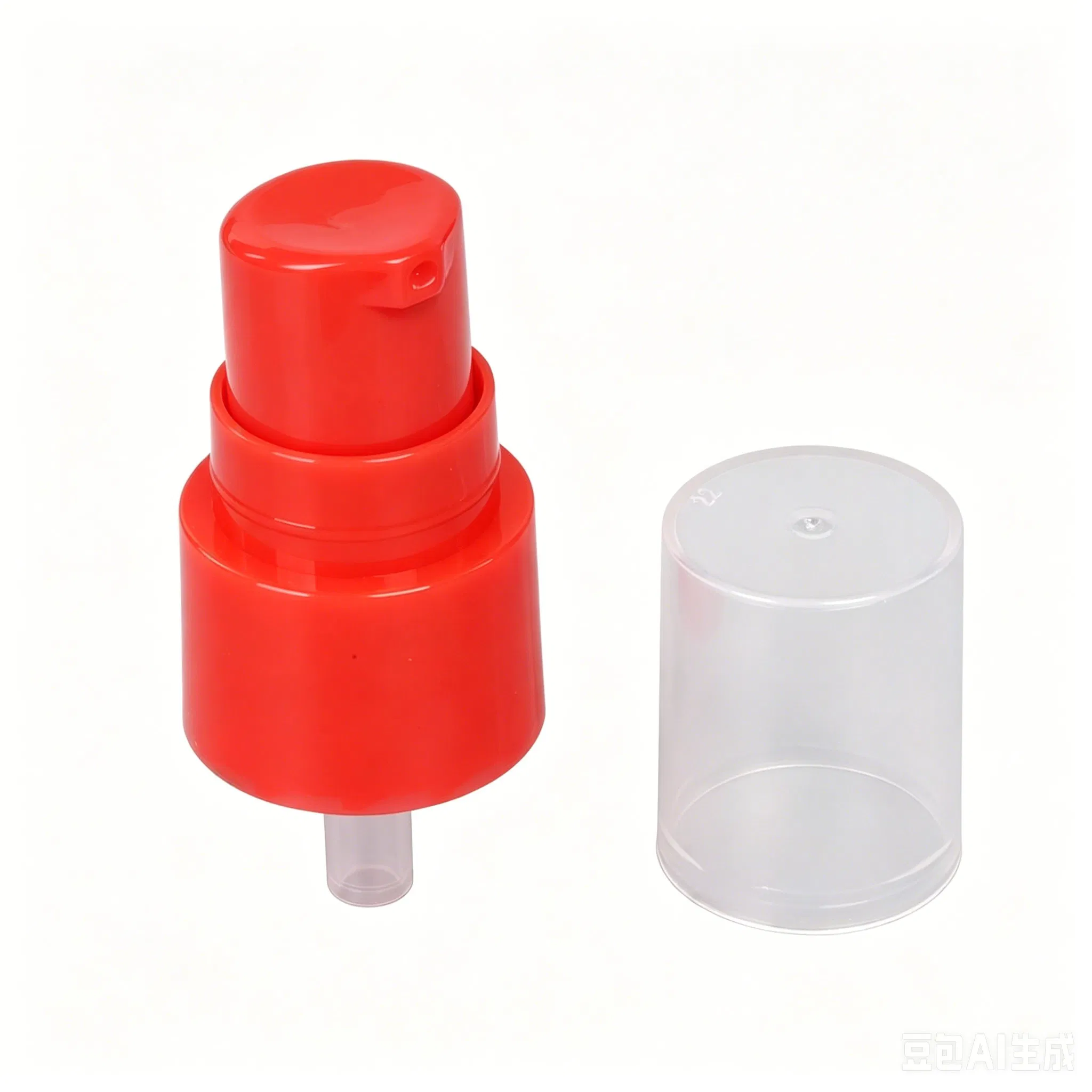 20/410 PP Half Cap Single Wall Colorful Treatment Pump Cream Pump for Cosmetic Empty Skincare Packaging Plastic Bottle Accessory