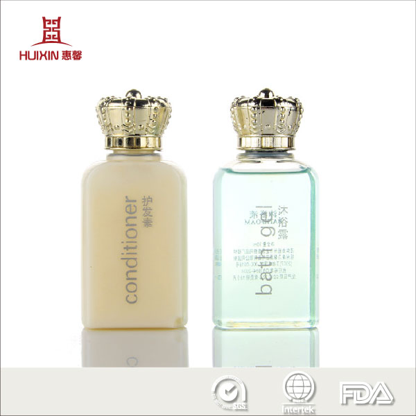 PVC Plastic Bottle for SPA Hospital Hotel Shampoo