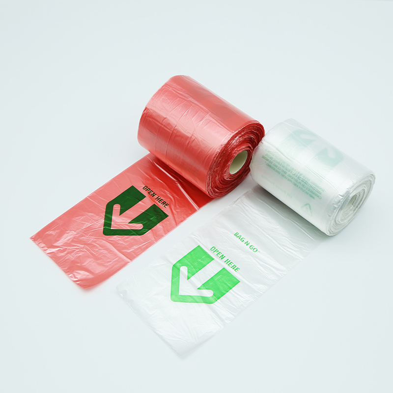 HDPE LDPE Supermarket Use for Meat Rice Fruit Packaging Food Plastic Bags on Roll with Your Own Design Logo
