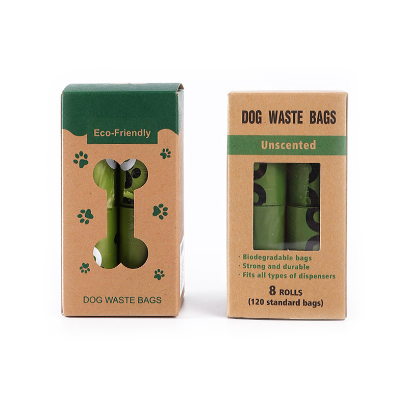 Customized Eco-Environmental Dispenser HDPE+Epi Fully Compostable Pet Dog Poop Bag